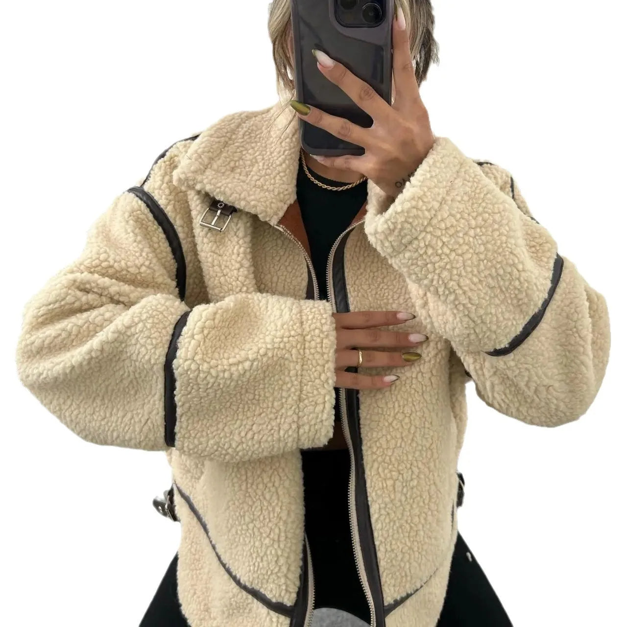 Jaqueta Zara Creamy Modelo Exclusivo Inverno 2025