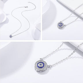Colar em Prata 925 Olho Grego Zircônia